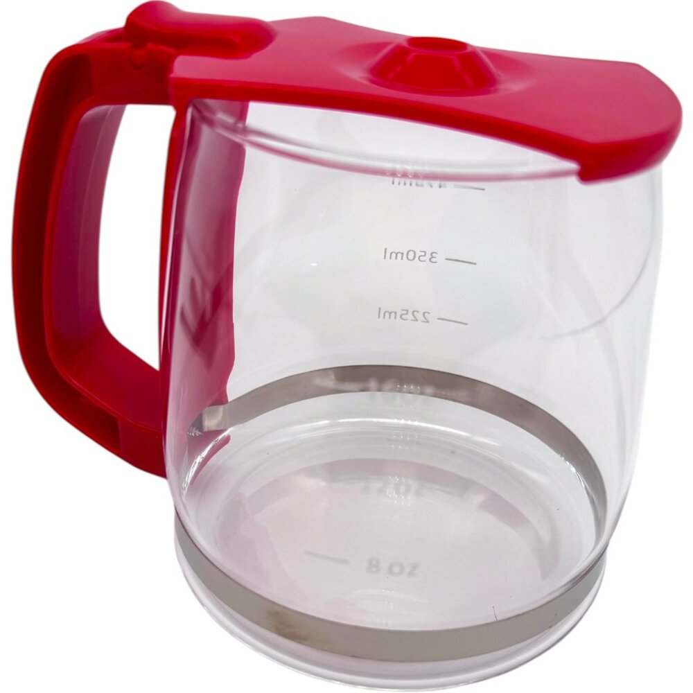 Red Mini Coffee Carafe Mug Holiday Gift Retro Cup 16oz Stocking Stuffer Festive - Picture 6 of 11